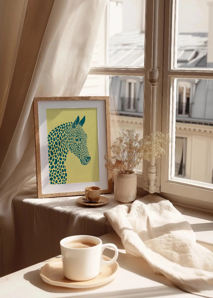 Cuadro Caballo minimalista