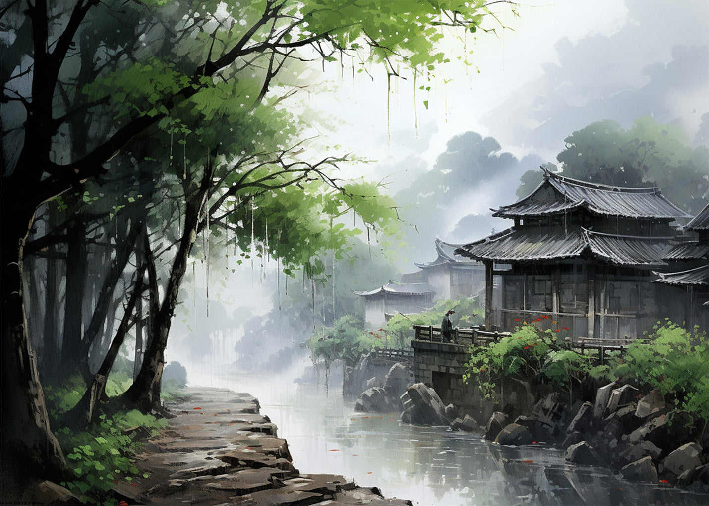 Cuadro ​Zen village