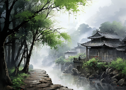 Cuadro ​Zen village