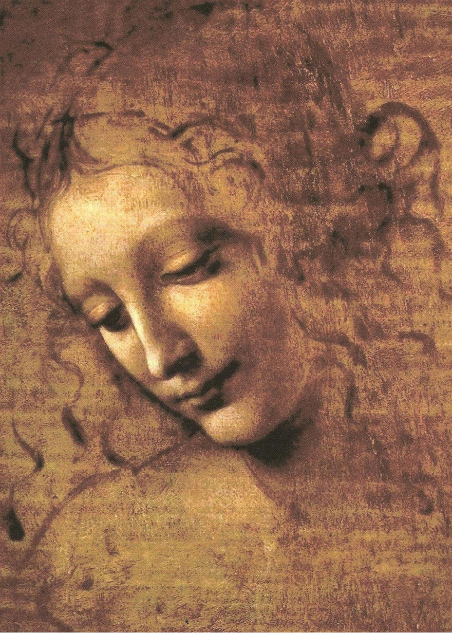 Cuadro ​Cabeza de una mujer - La Scapigliata (Leonardo Da Vinci)