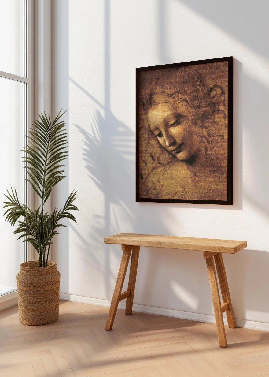 Cuadro ​Cabeza de una mujer - La Scapigliata (Leonardo Da Vinci)