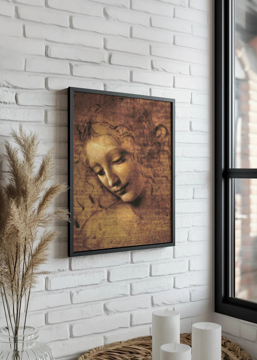 Cuadro ​Cabeza de una mujer - La Scapigliata (Leonardo Da Vinci)