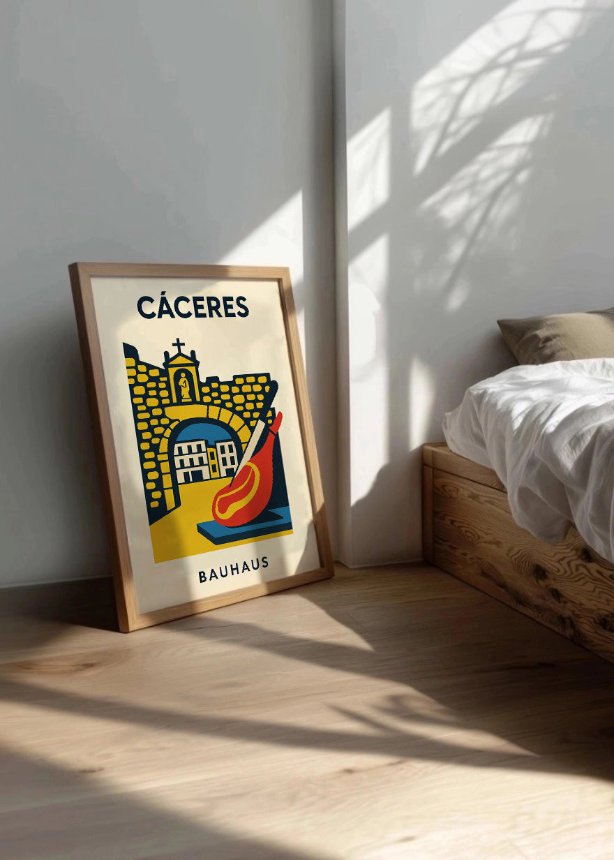 Cuadro Cáceres Poster Bauhaus