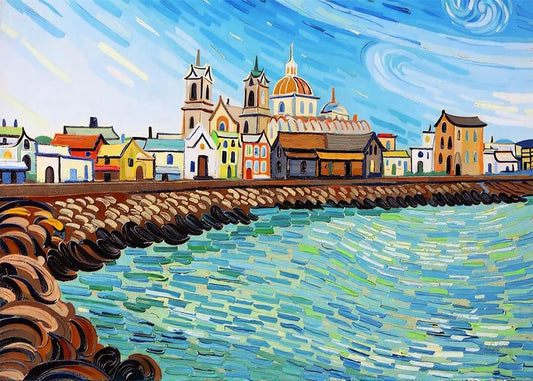 Cuadro Cádiz estilo impresionista
