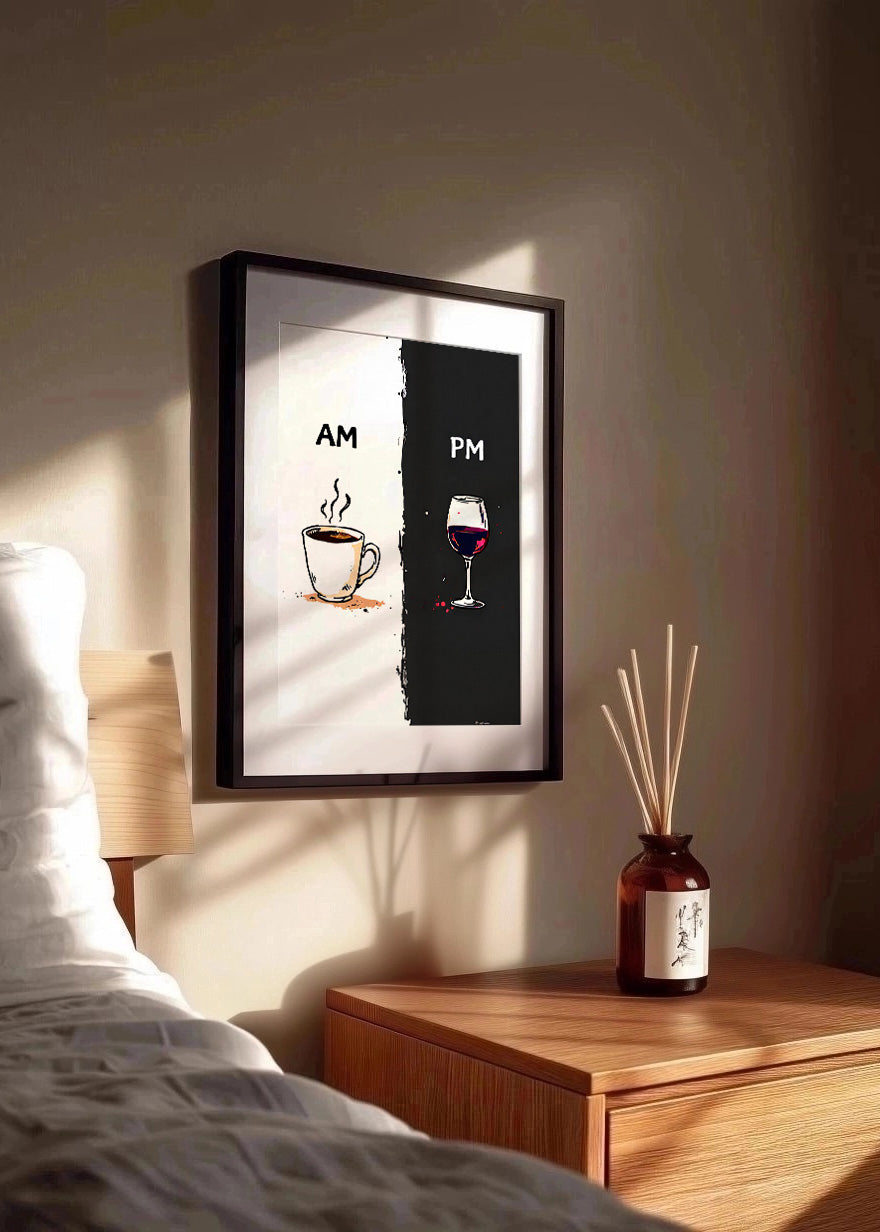Cuadro Café y Vino AM PM