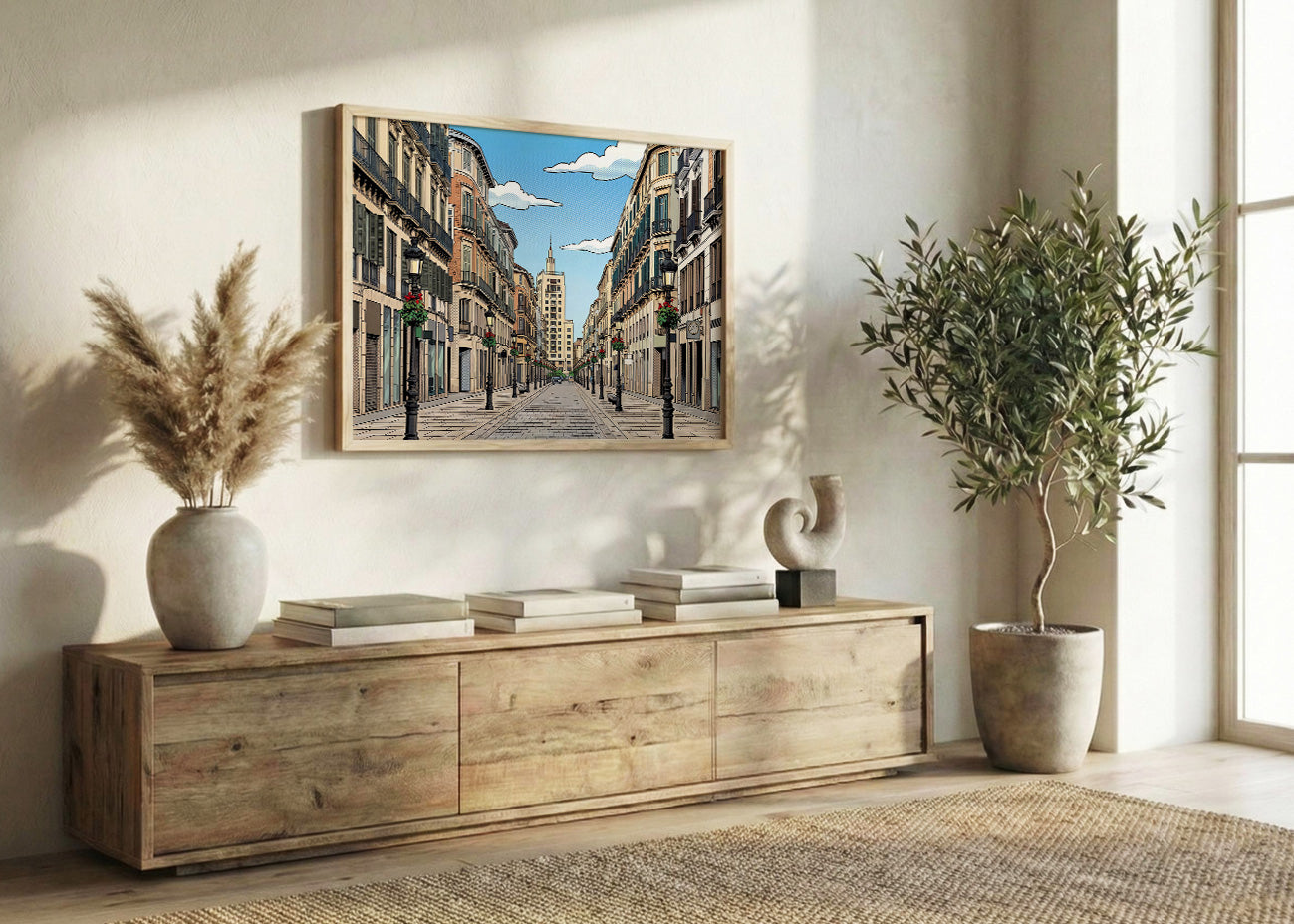 Cuadro Calle Larios - Cómic