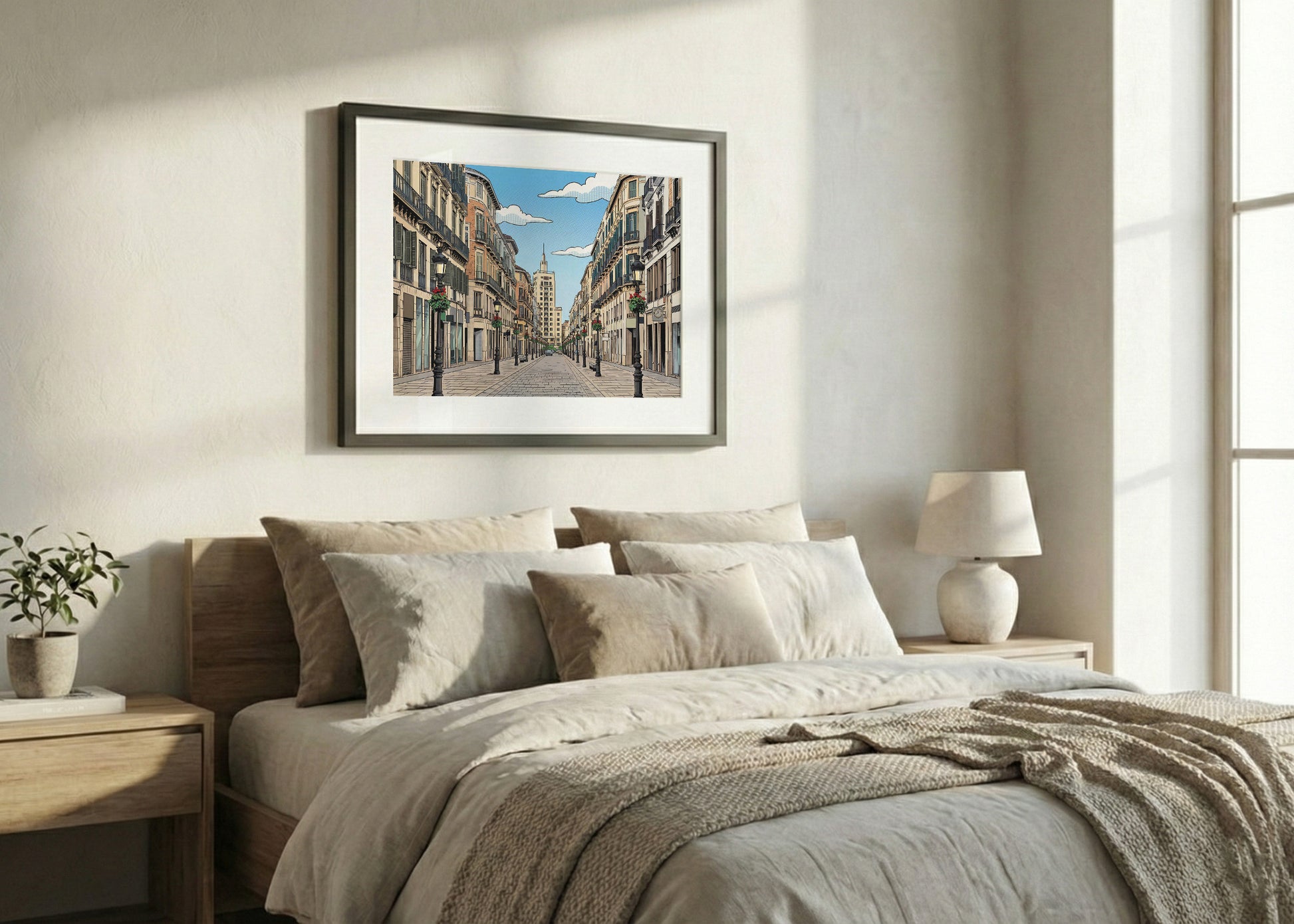 Cuadro Calle Larios - Cómic