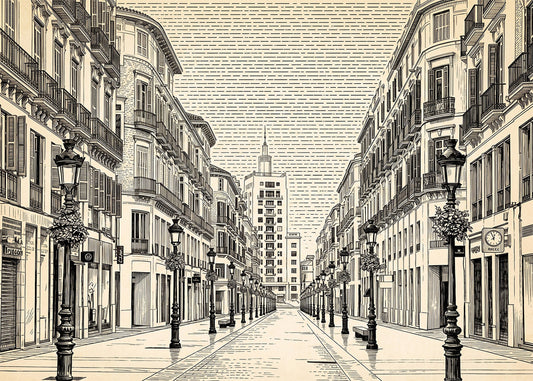 Cuadro Calle Larios - Minimalista