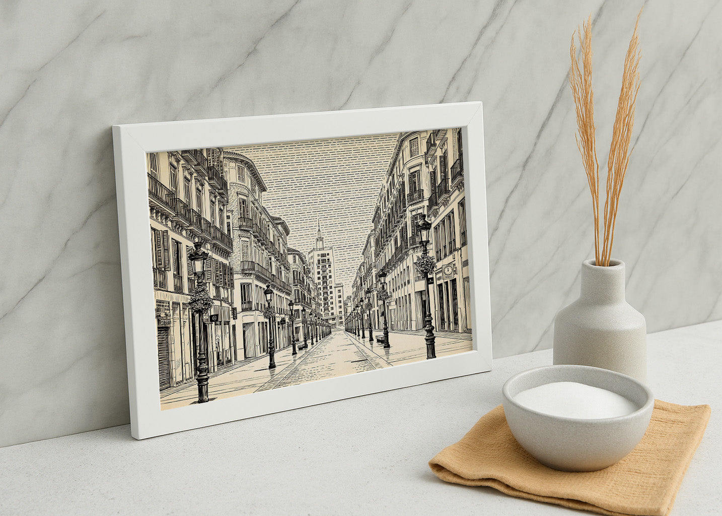 Cuadro Calle Larios - Minimalista
