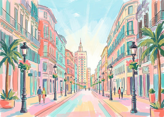 Cuadro Calle Larios de Málaga - Soft