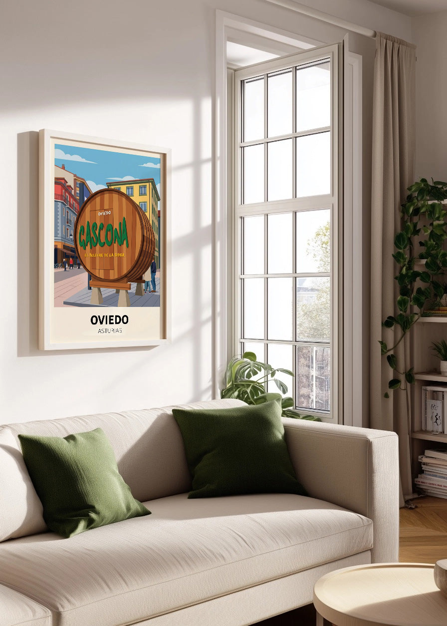 Cuadro Calle de La Gascona - Poster