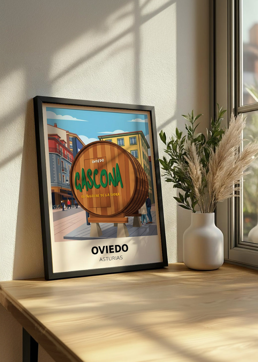 Cuadro Calle de La Gascona - Poster