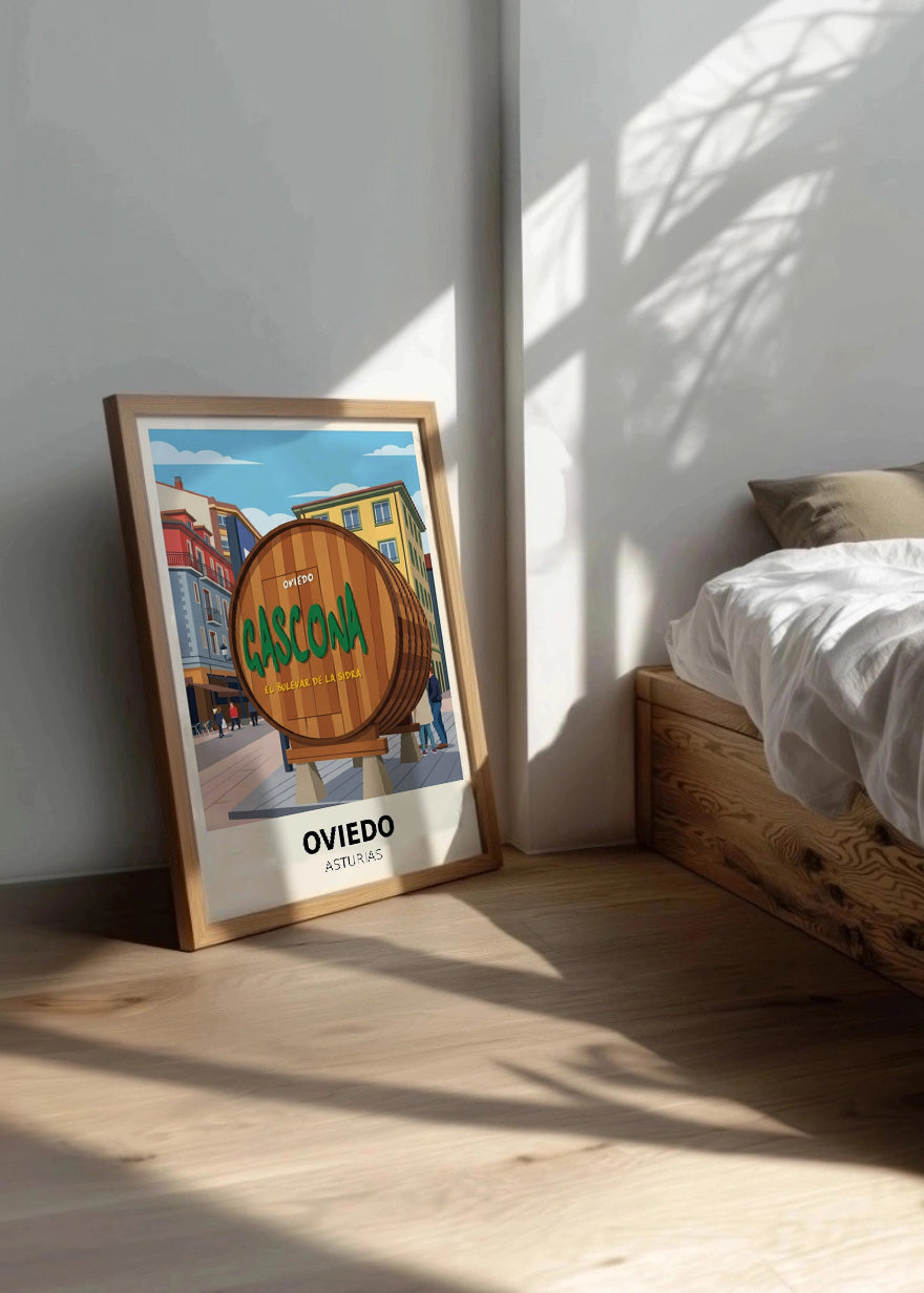 Cuadro Calle de La Gascona - Poster