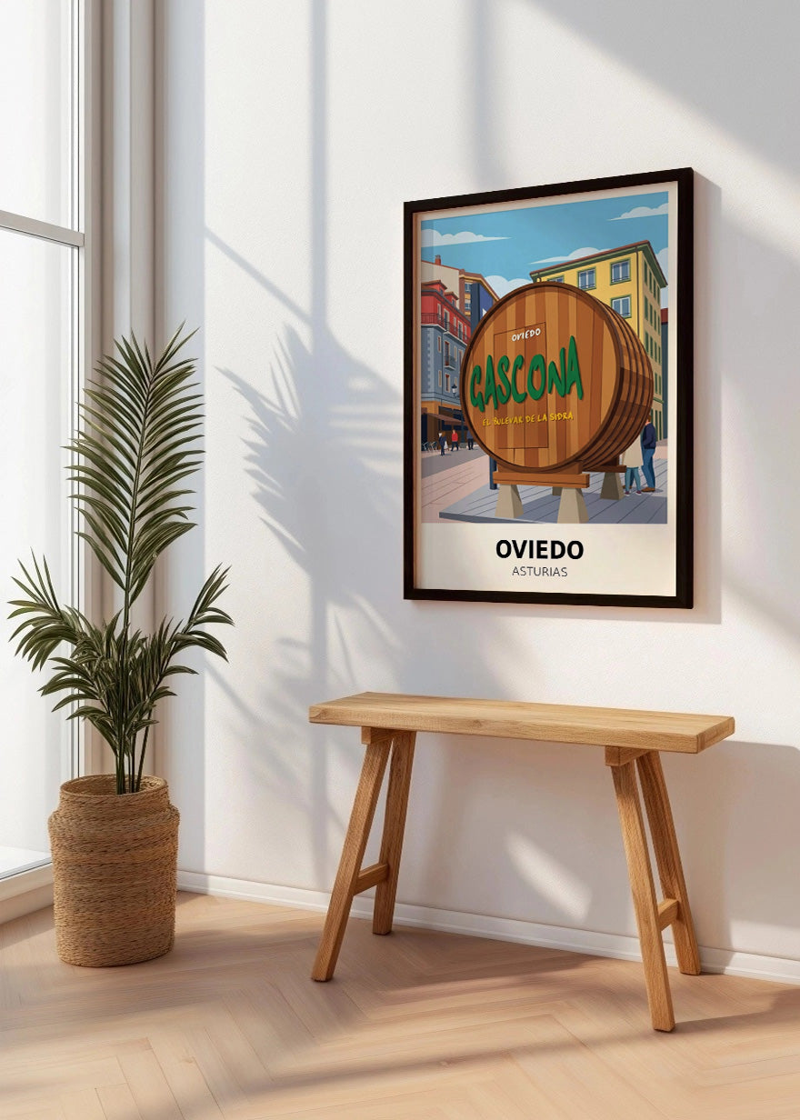 Cuadro Calle de La Gascona - Poster