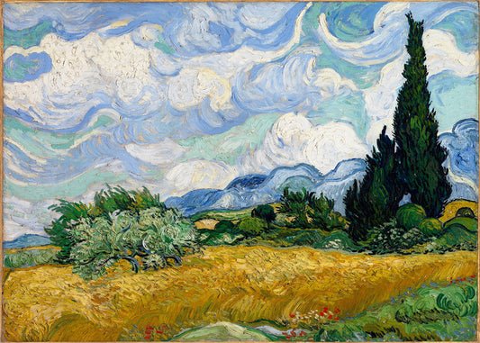 Wheat Field with Cypresses (Van Gogh)