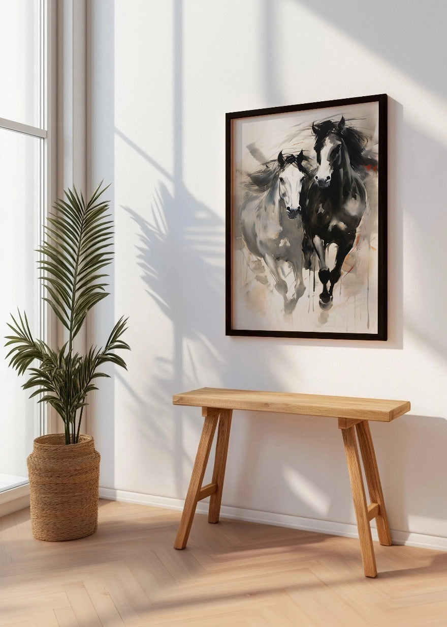 Cuadro ​Carrera de caballos I