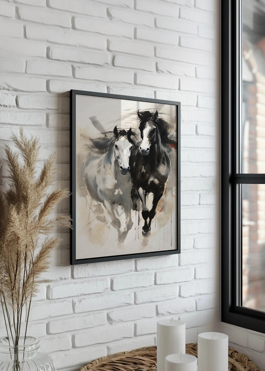 Cuadro ​Carrera de caballos I