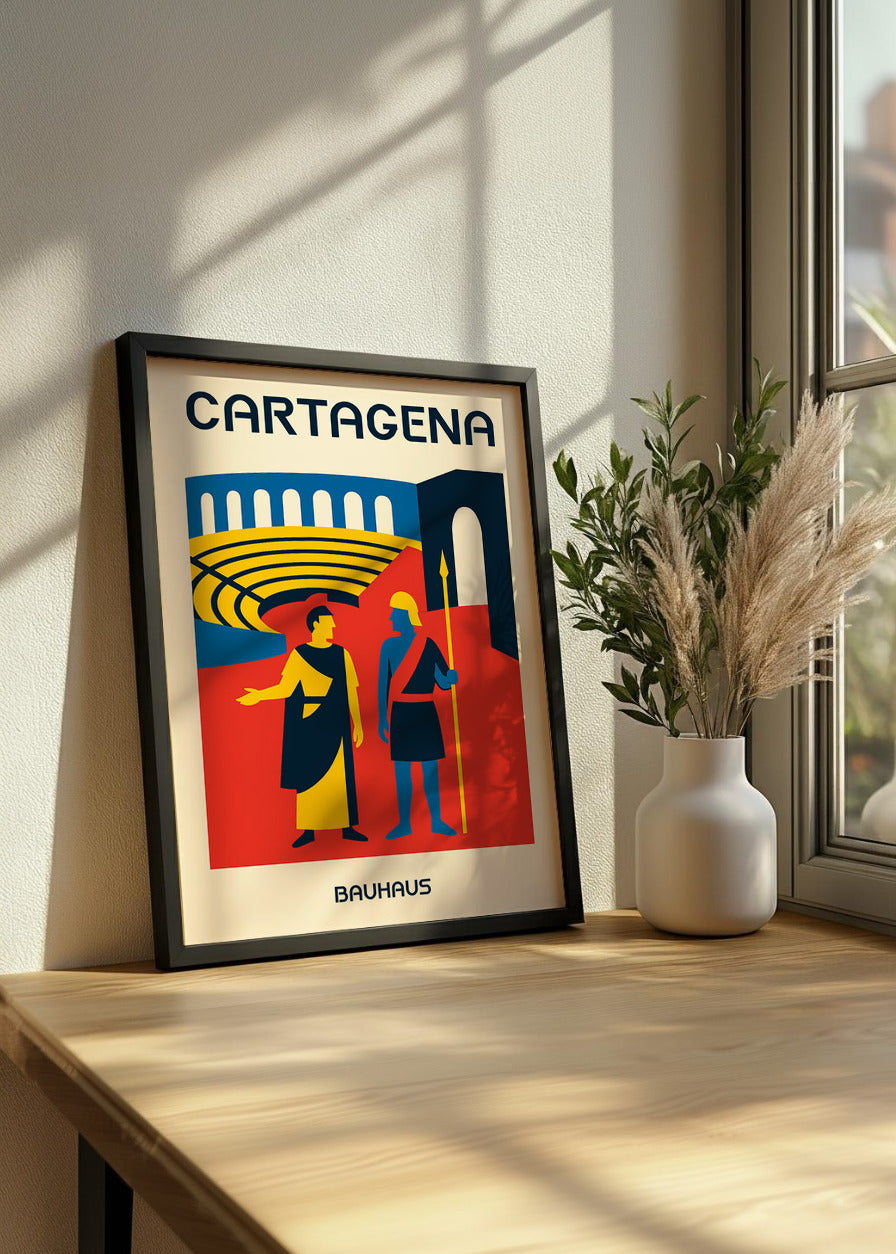 Cuadro Cartagena Poster Bauhaus