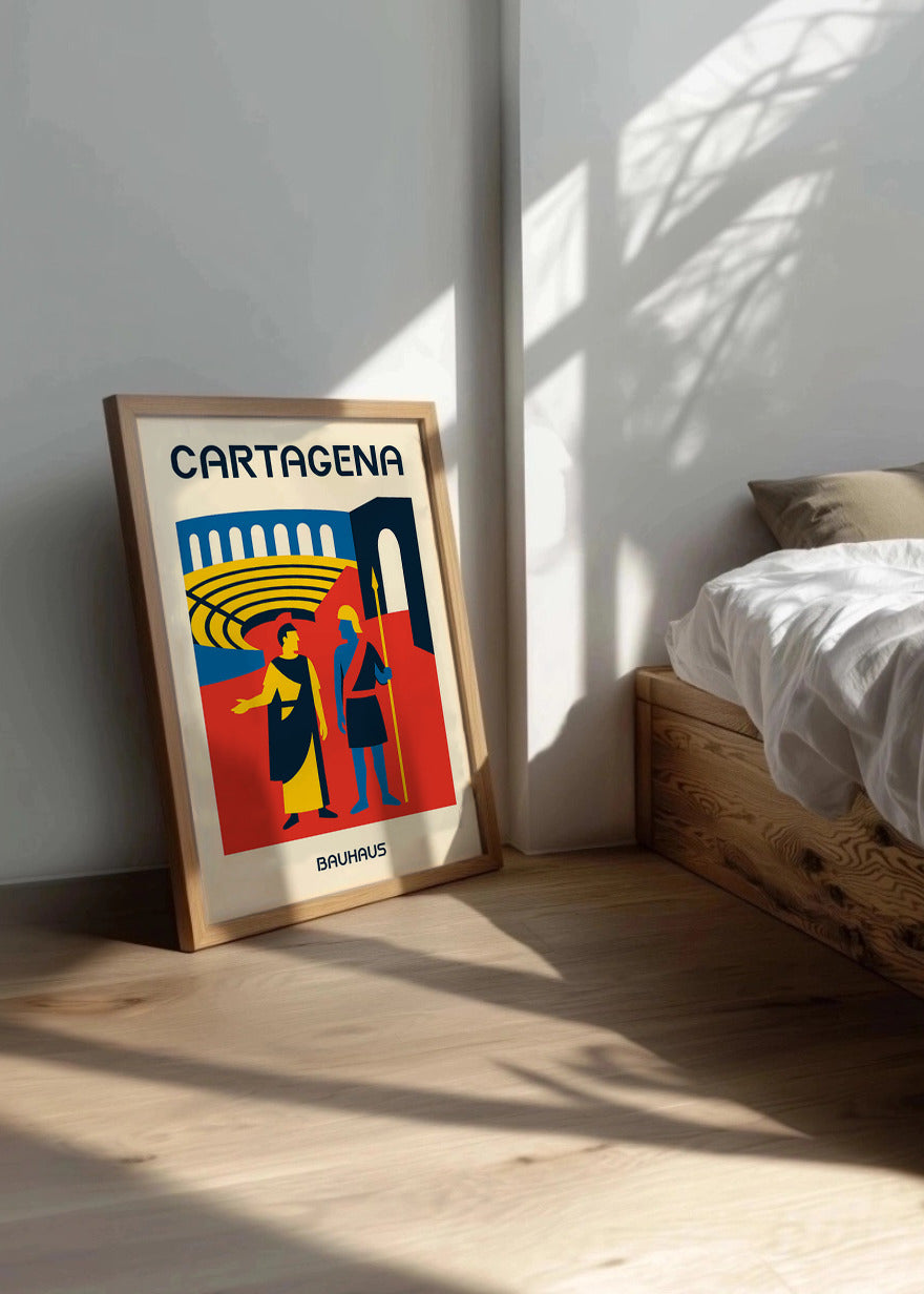 Cuadro Cartagena Poster Bauhaus