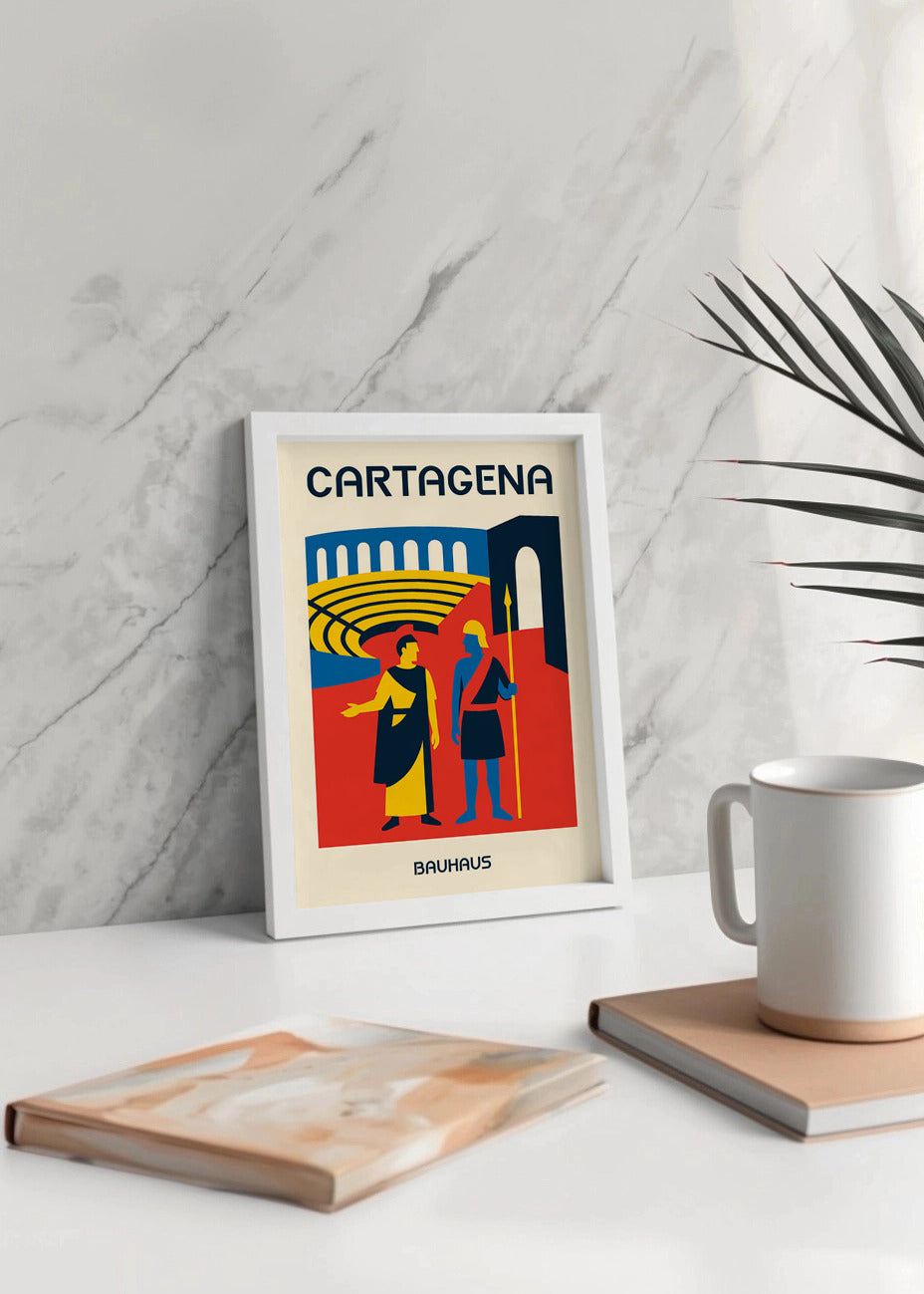 Cuadro Cartagena Poster Bauhaus