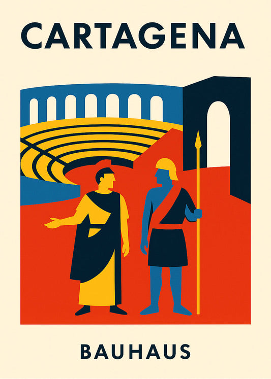 Cuadro Cartagena Poster Bauhaus