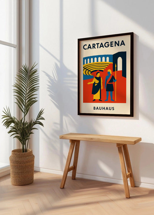 Cuadro Cartagena Poster Bauhaus