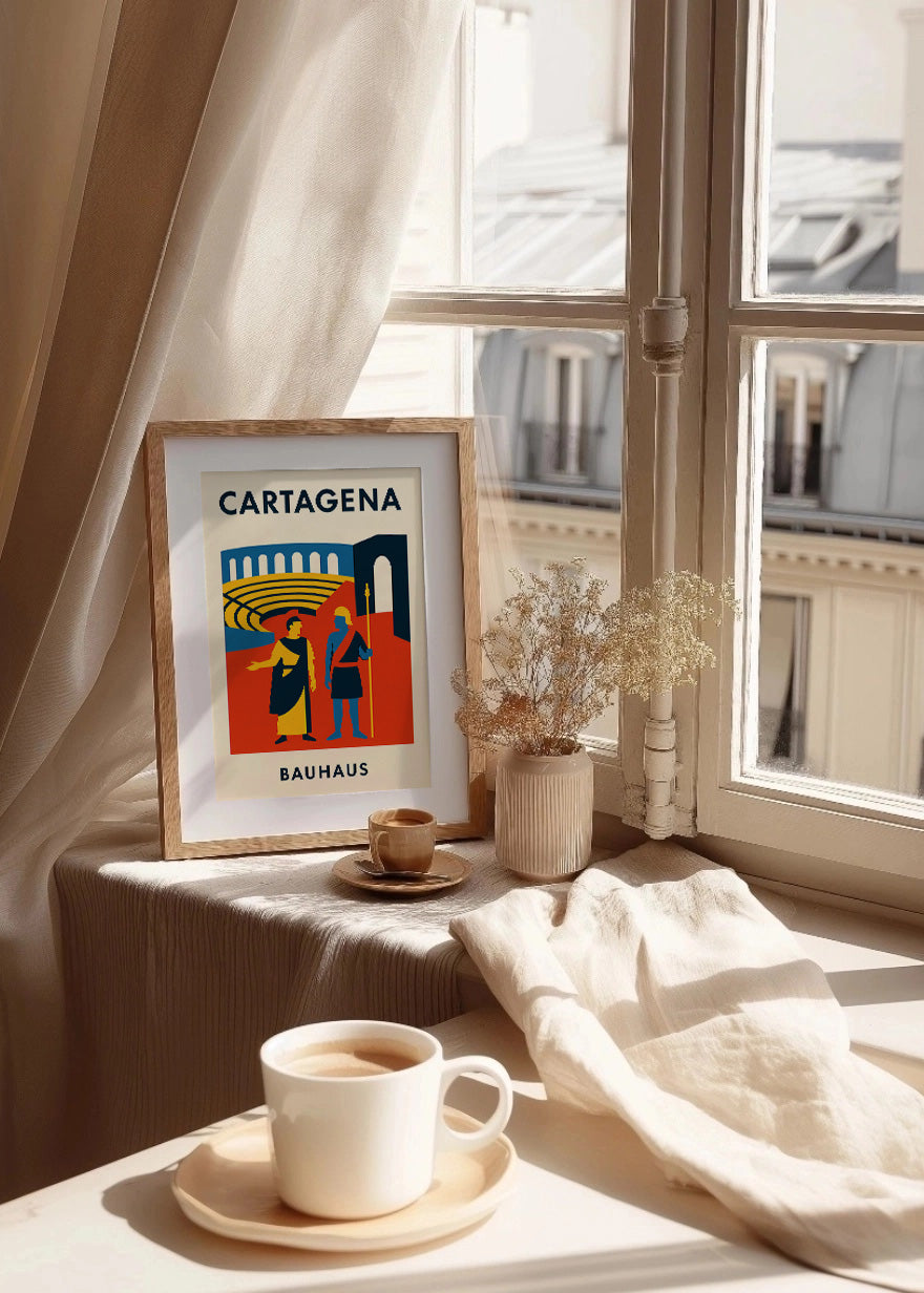 Cuadro Cartagena Poster Bauhaus