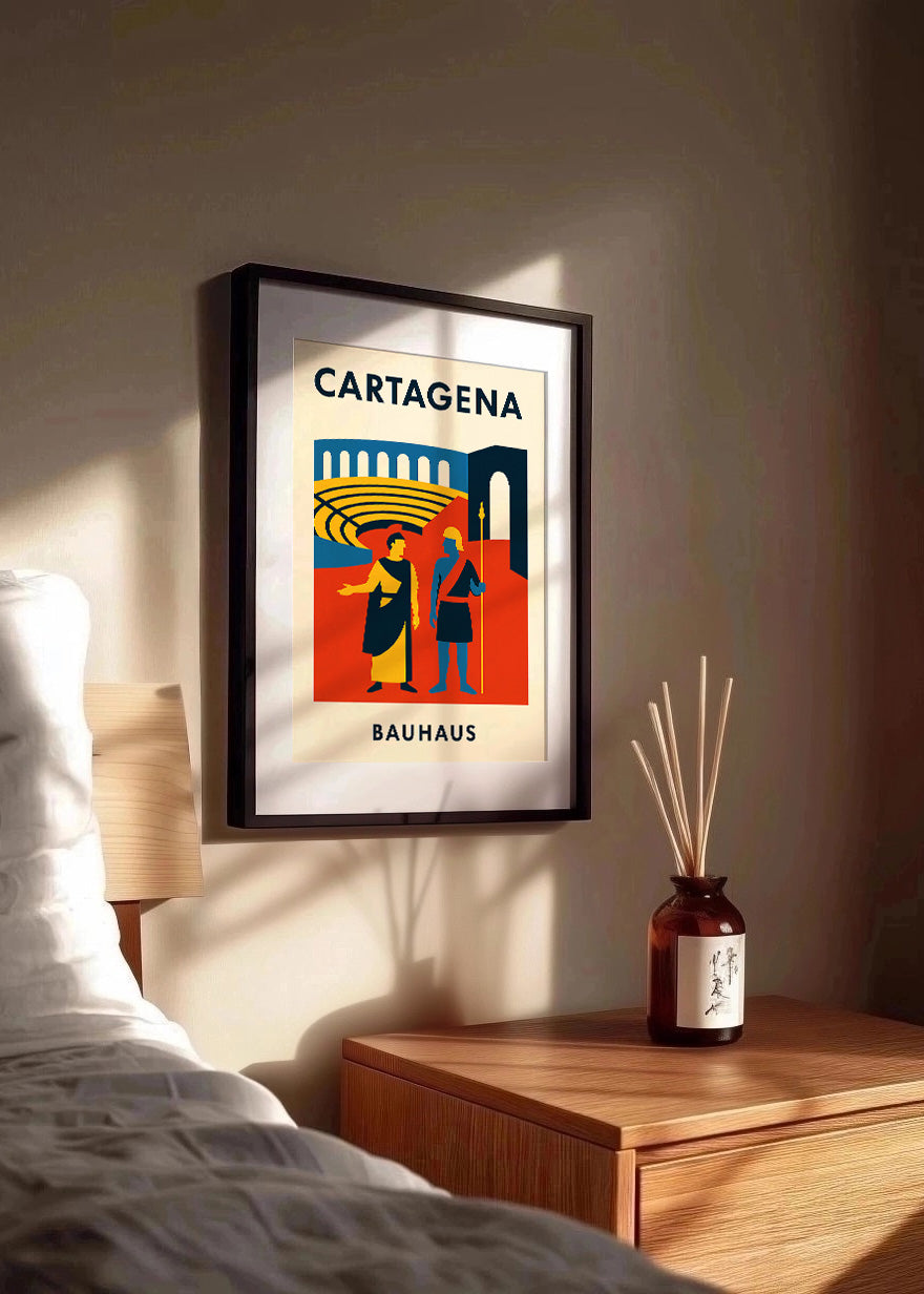 Cuadro Cartagena Poster Bauhaus