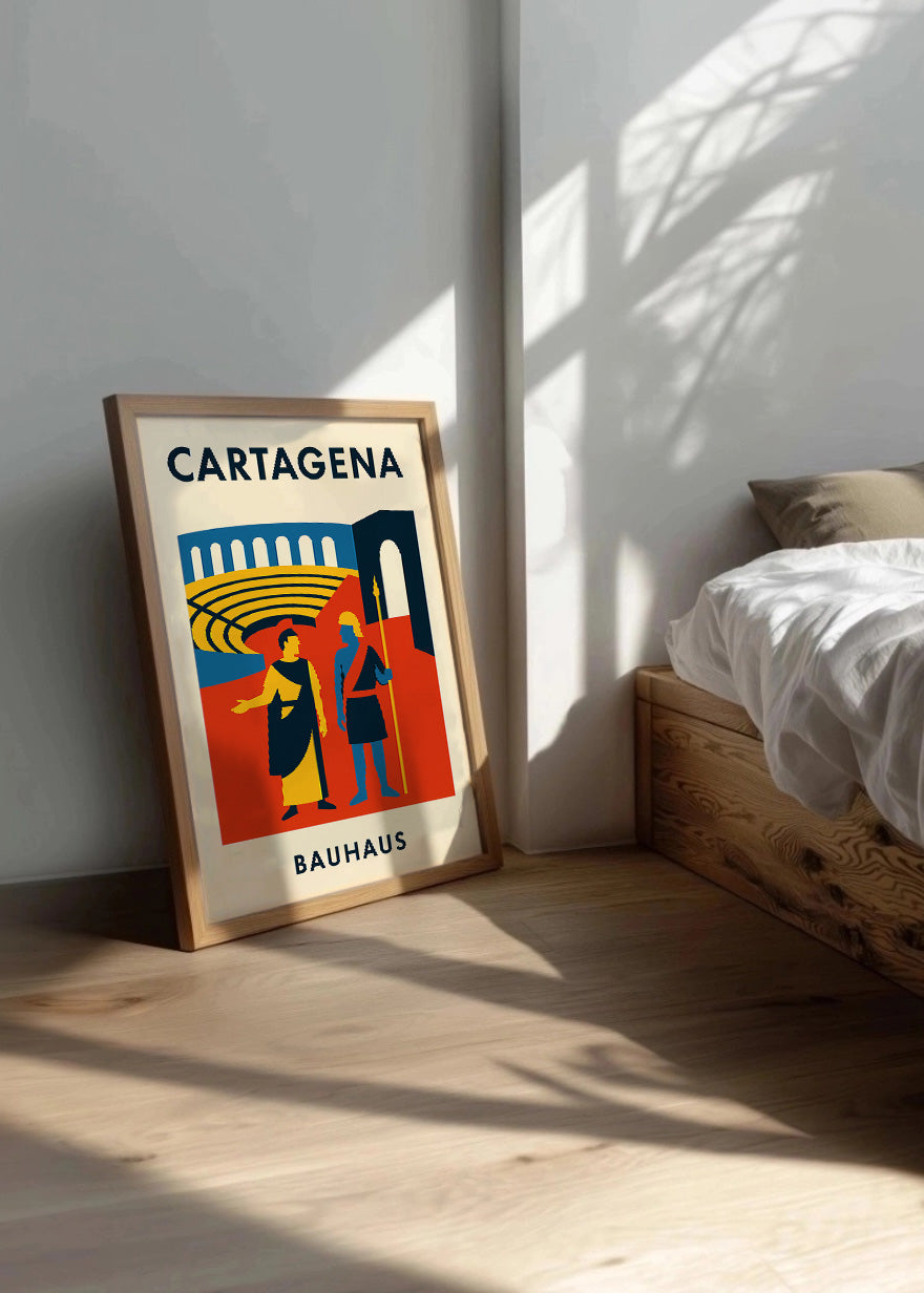 Cuadro Cartagena Poster Bauhaus
