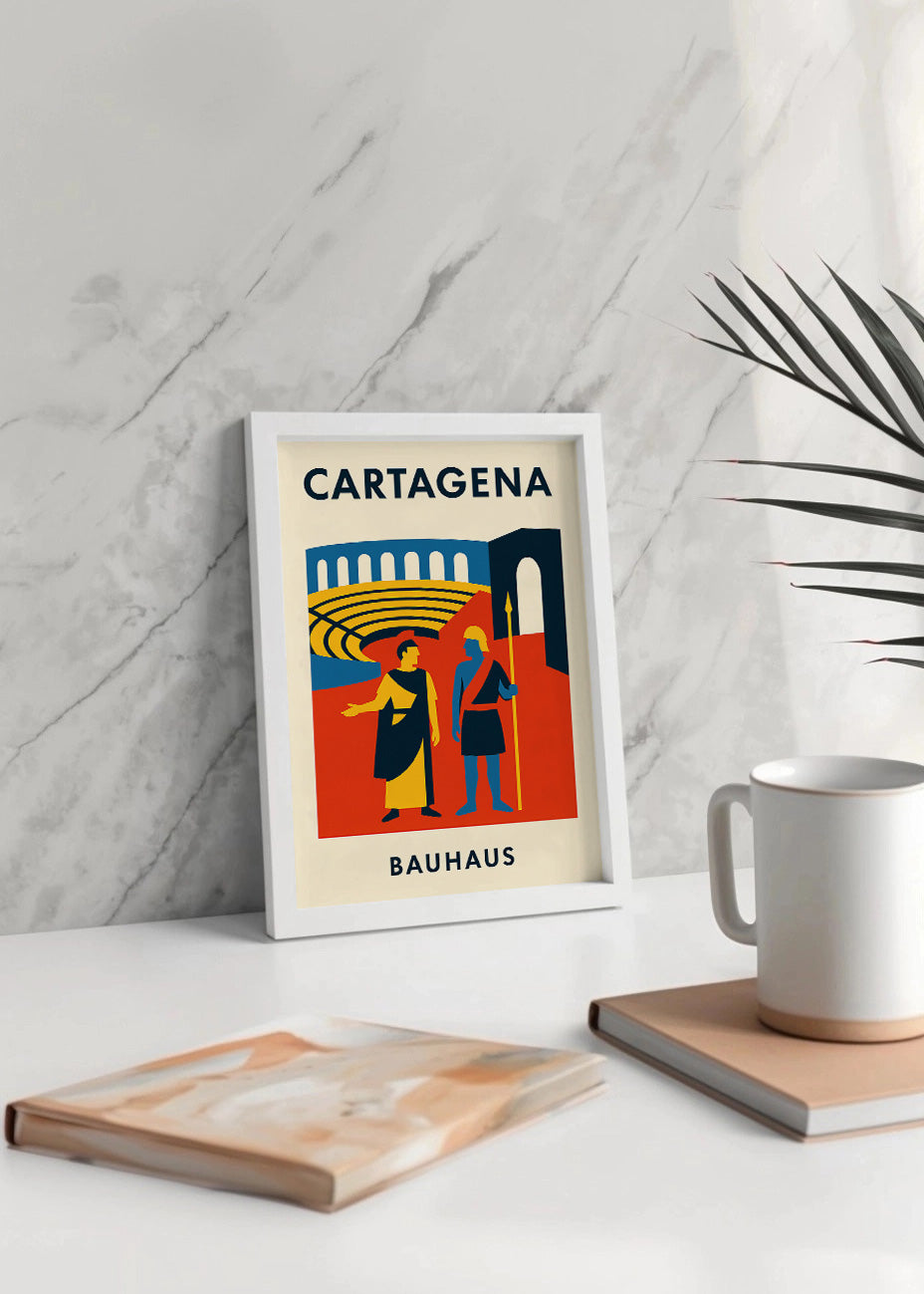 Cuadro Cartagena Poster Bauhaus
