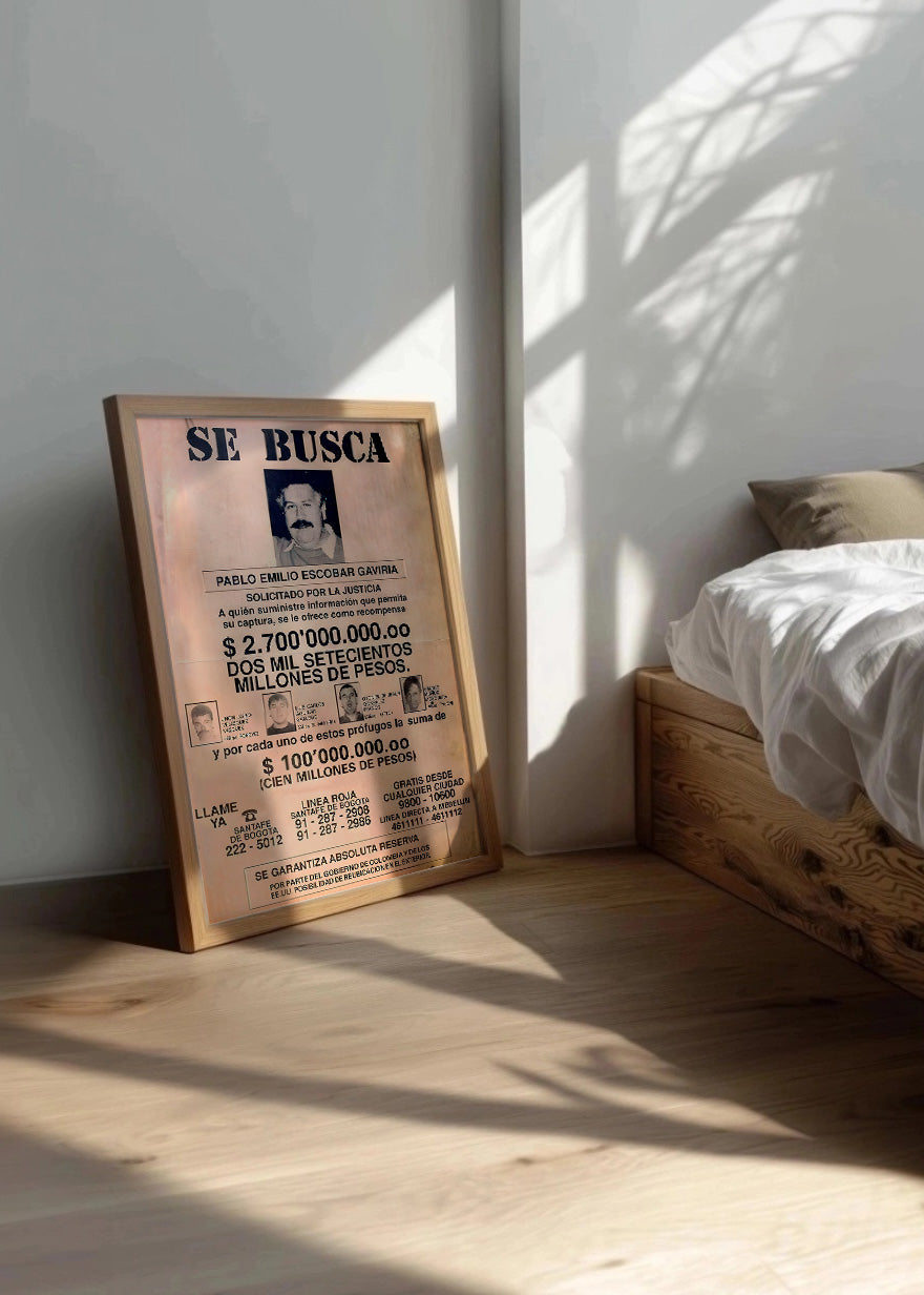 Cuadro ​Se Busca Pablo Escobar