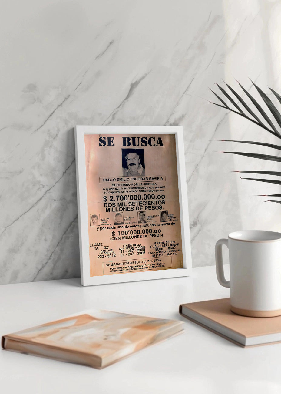 Cuadro ​Se Busca Pablo Escobar