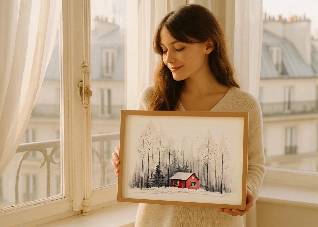 Cuadro ​Casa de bosque