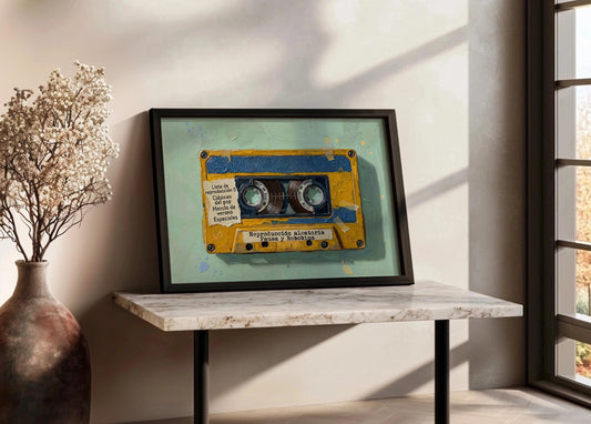 Cuadro Cassete vintage vintage