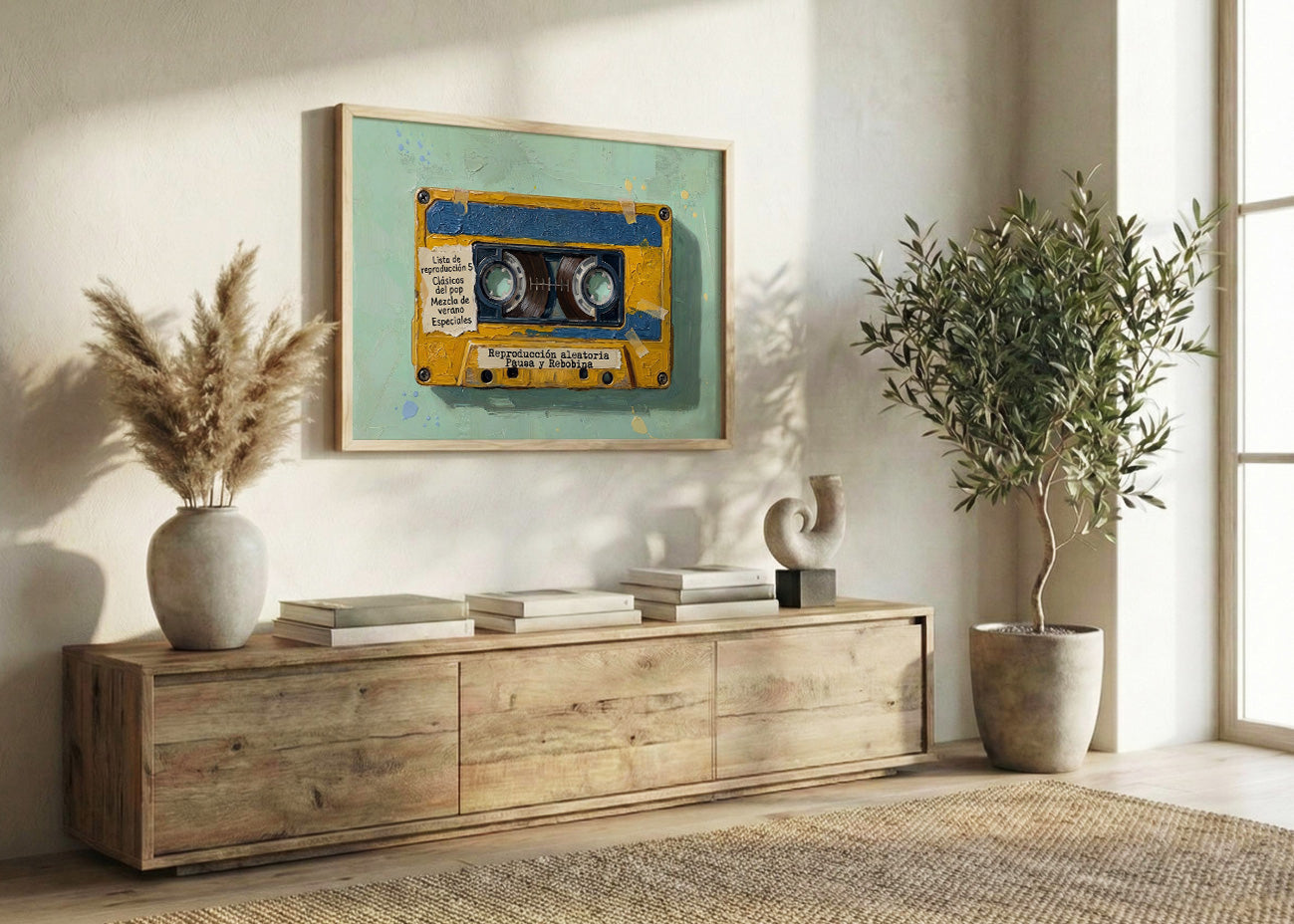 Cuadro Cassete vintage vintage