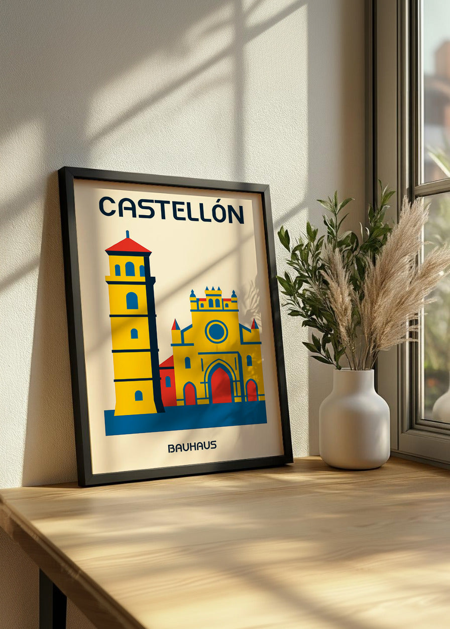Cuadro Castellón Poster Bauhaus