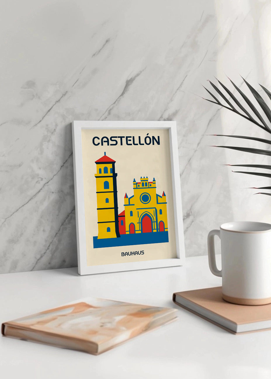 Cuadro Castellón Poster Bauhaus