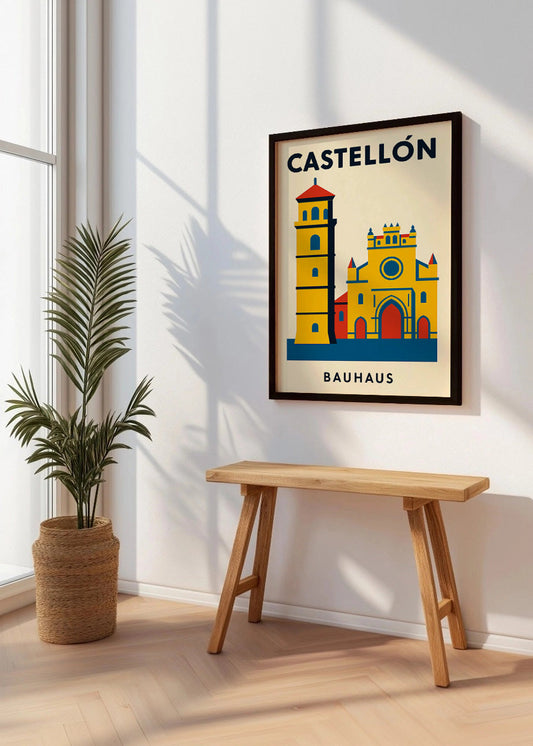Cuadro Castellón Poster Bauhaus