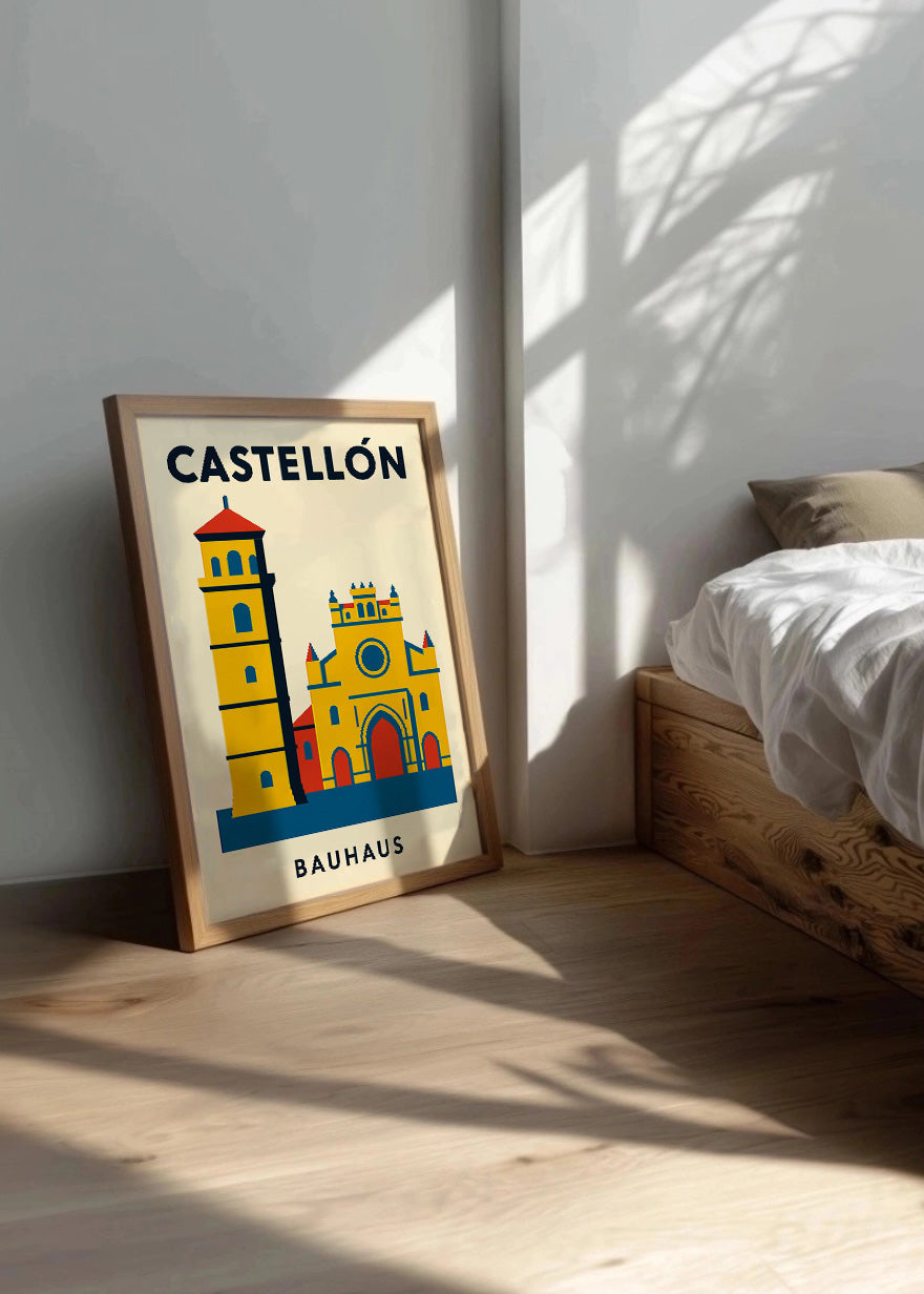 Cuadro Castellón Poster Bauhaus