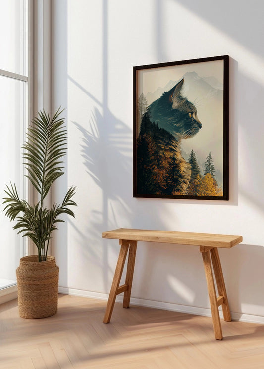 Cuadro ​Cat collage - Autumn views