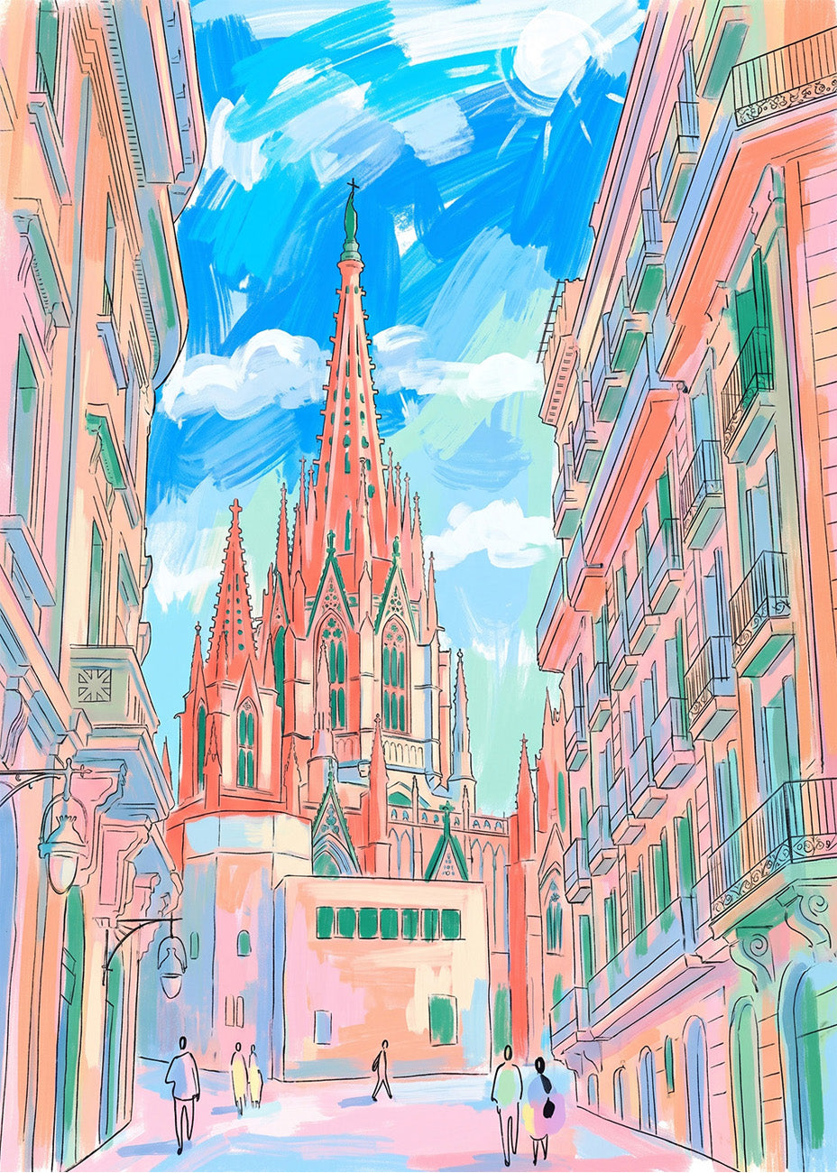 Cuadro Catedral de Barcelona - Soft