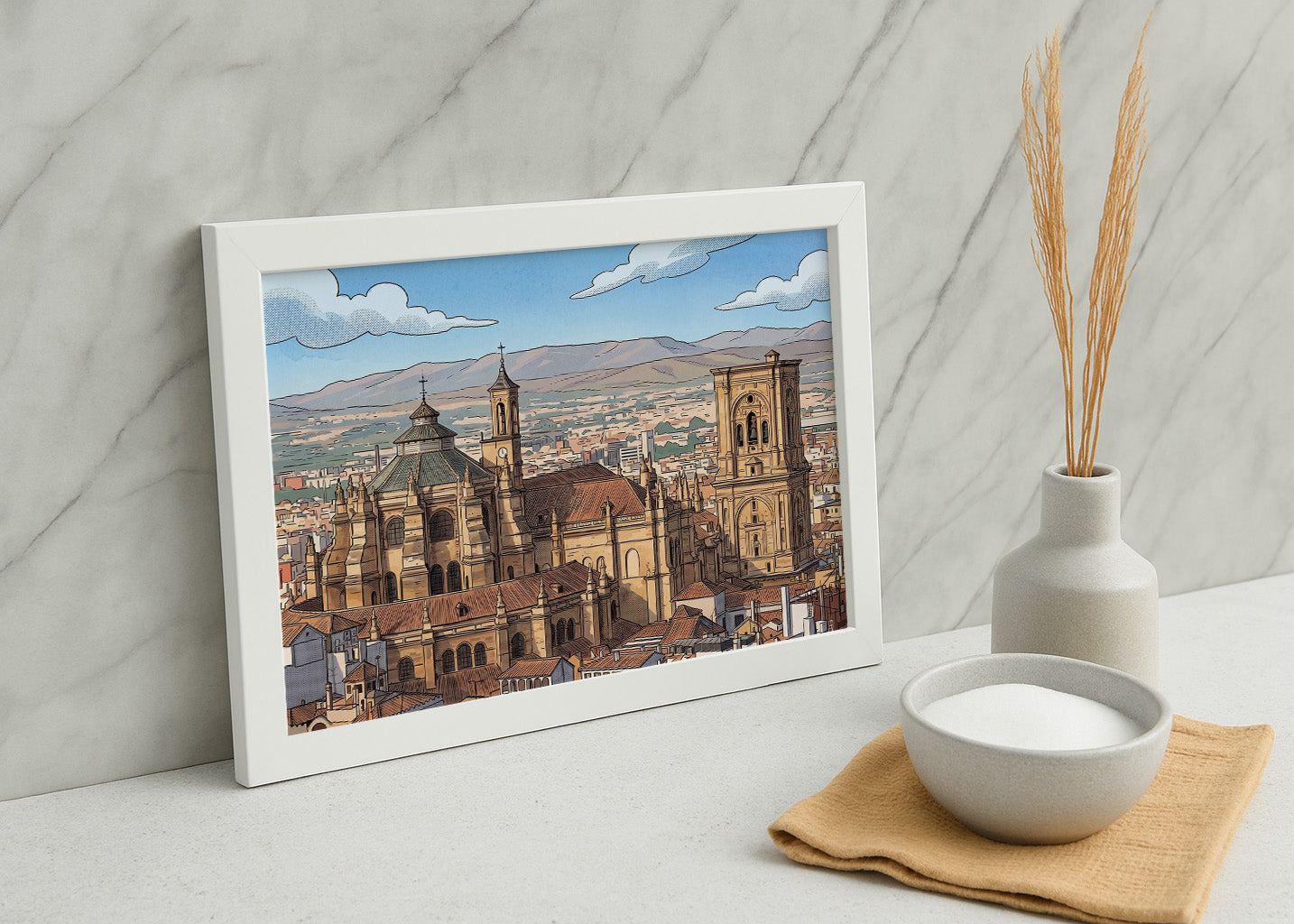 Cuadro Catedral de Granada - Cómic