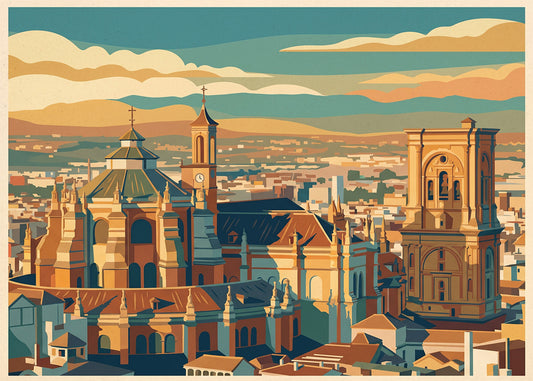 Cuadro Catedral de Granada -  Otoño