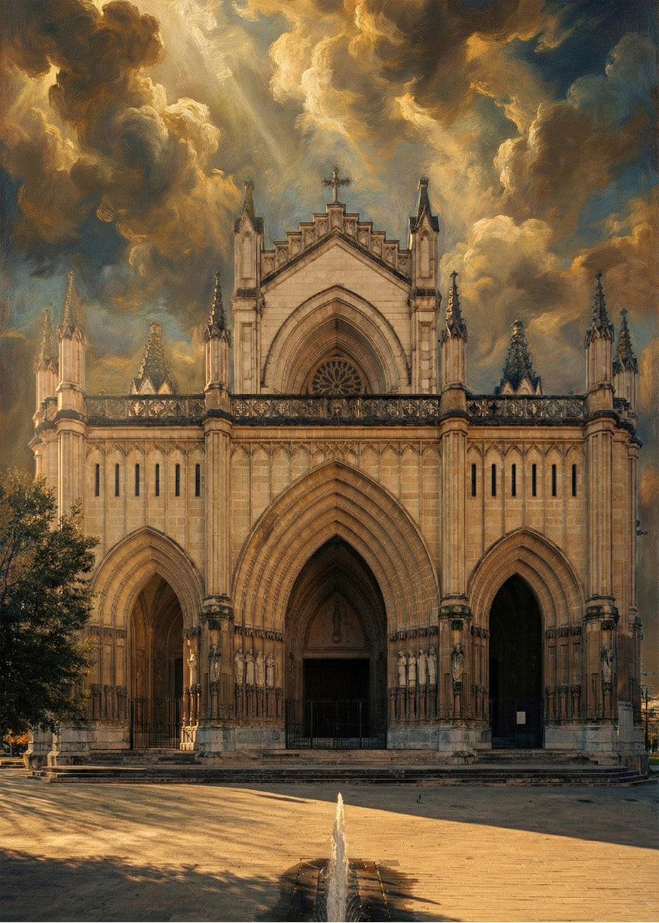 Cuadro Catedral de María Inmaculada de Vitoria - Barroco