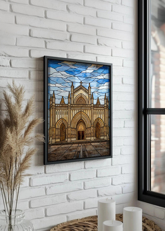 Cuadro Catedral de María Inmaculada de Vitoria - Vidriera
