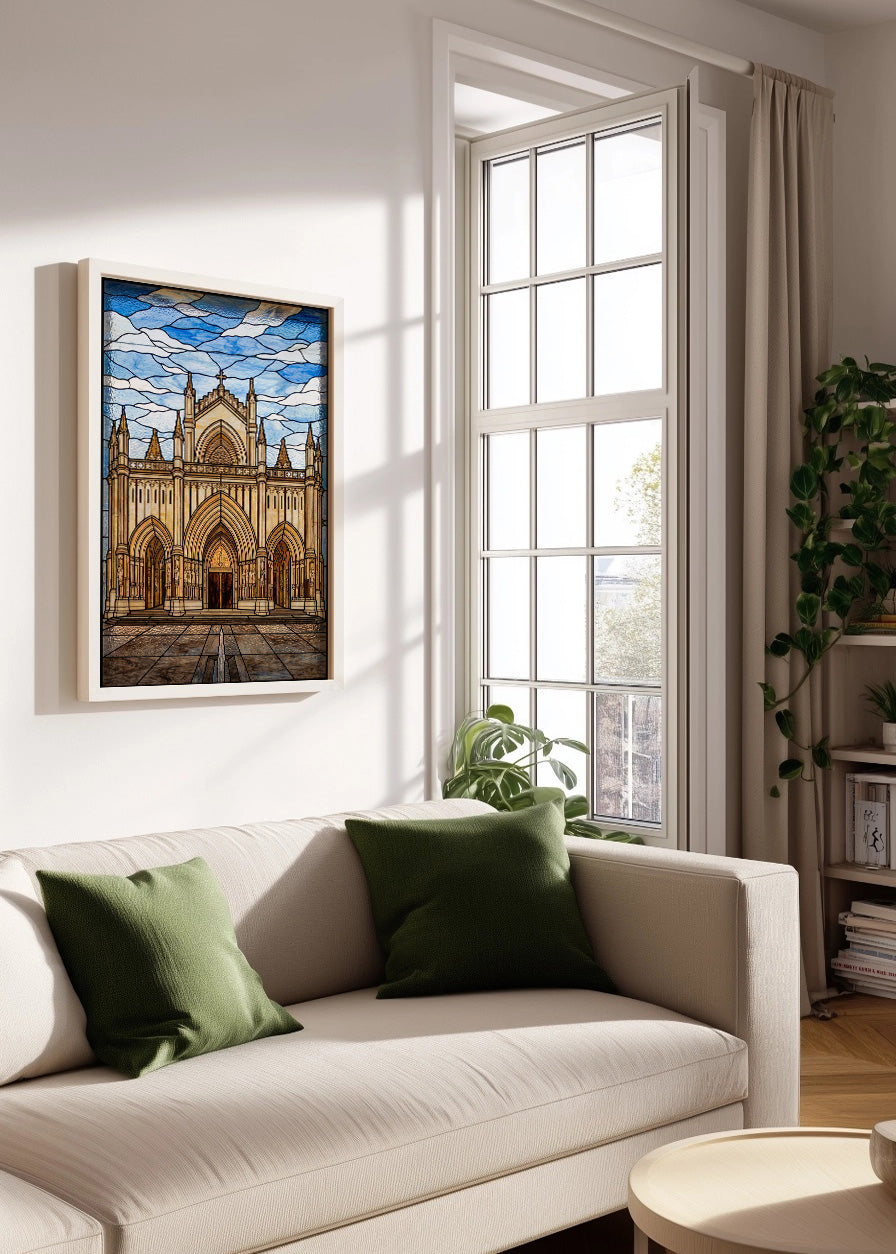 Cuadro Catedral de María Inmaculada de Vitoria - Vidriera