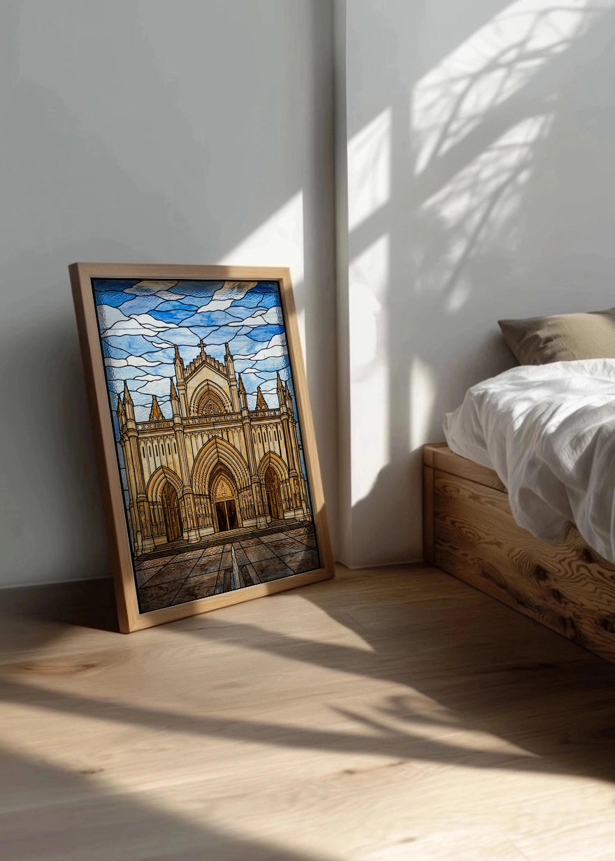 Cuadro Catedral de María Inmaculada de Vitoria - Vidriera