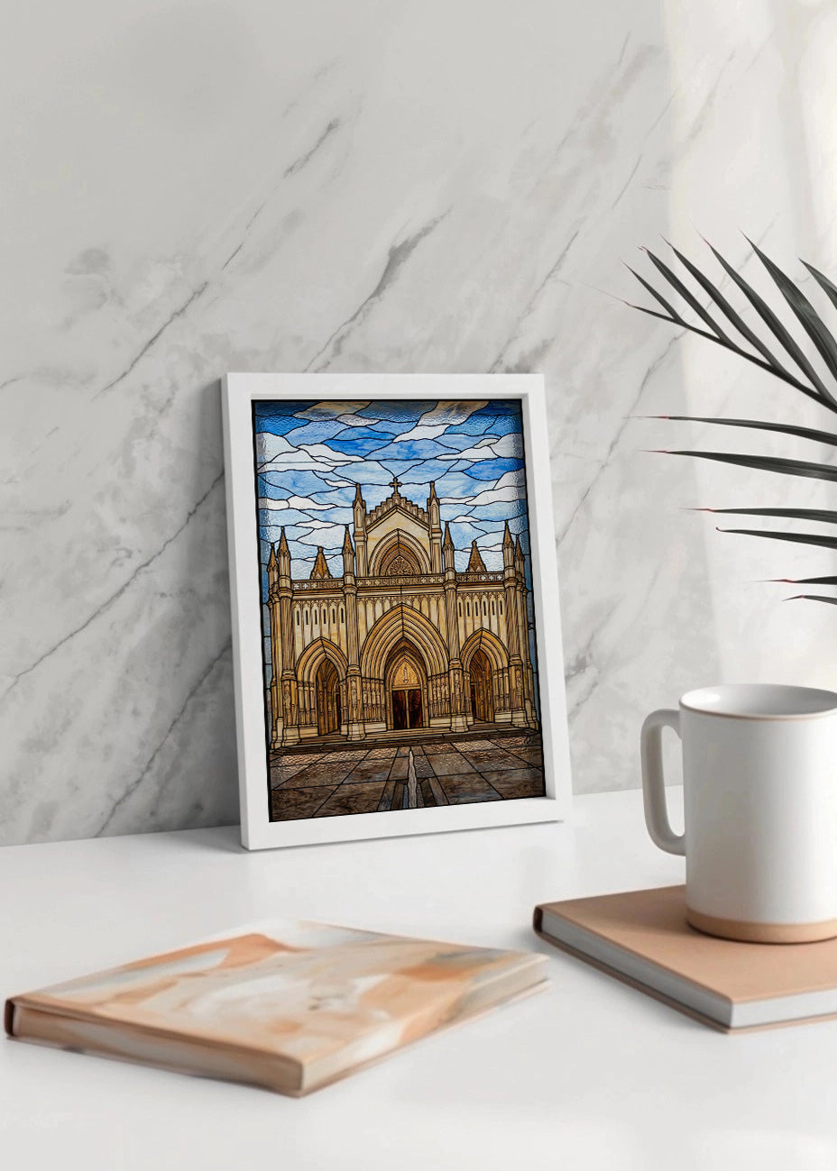 Cuadro Catedral de María Inmaculada de Vitoria - Vidriera