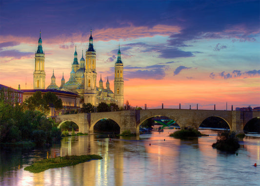 Cuadro Catedral de Nuestra Señora del Pilar (CC BY-SA 2.0 por jiuguangw)