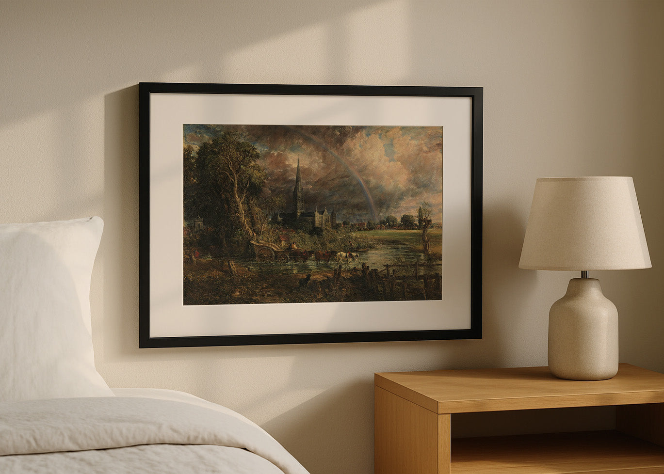 Cuadro ​Catedral de Salisbury desde los prados (John Constable)